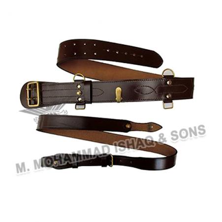 Sam Browne Leather Belt