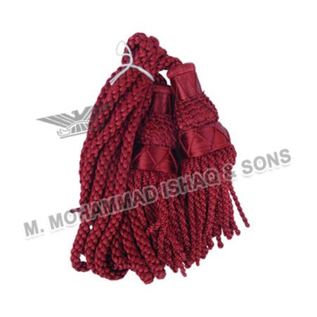 Maroon Silk Bagpipe Cord