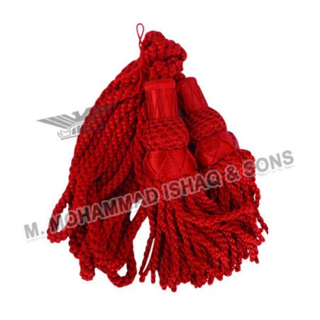 Red Bagpipe Silk Cord