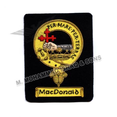 Clan Crest Blazer Badges