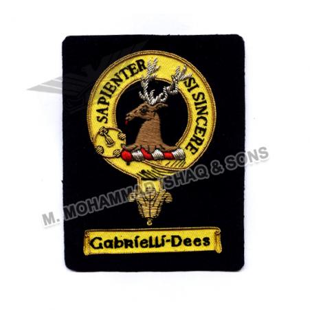 Clan Crest Blazer Badges