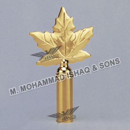 Brass Maple Leaf Finial