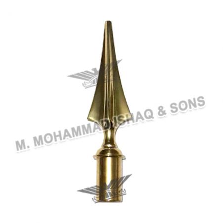 Brass Spearhead Finial