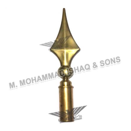 Brass Spearhead Finial