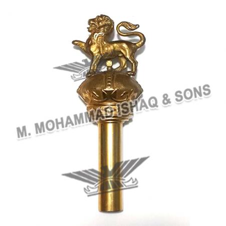 Lion head Brass Finial