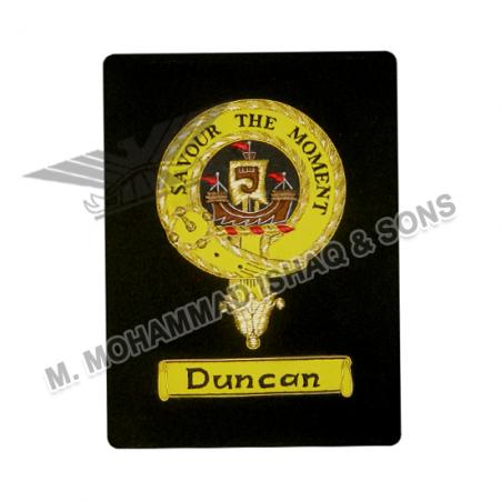 Duncan Clan Frame Badge 