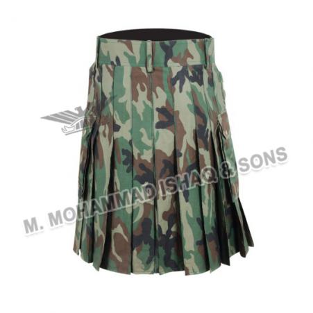 Deluxe Modern Camo Utility Kilt