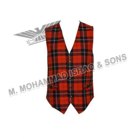 Tartan Scottish Waist Coat